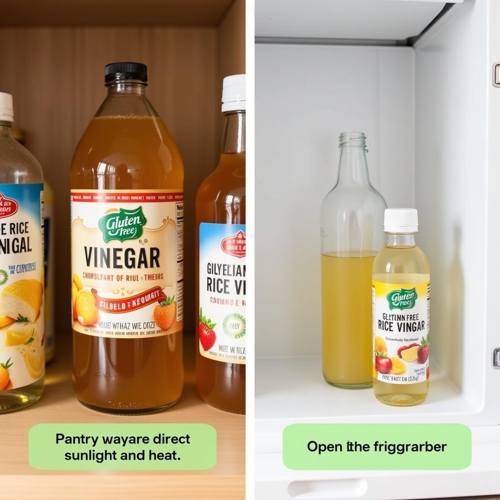 Properly Storing Gluten-Free Rice Vinegar