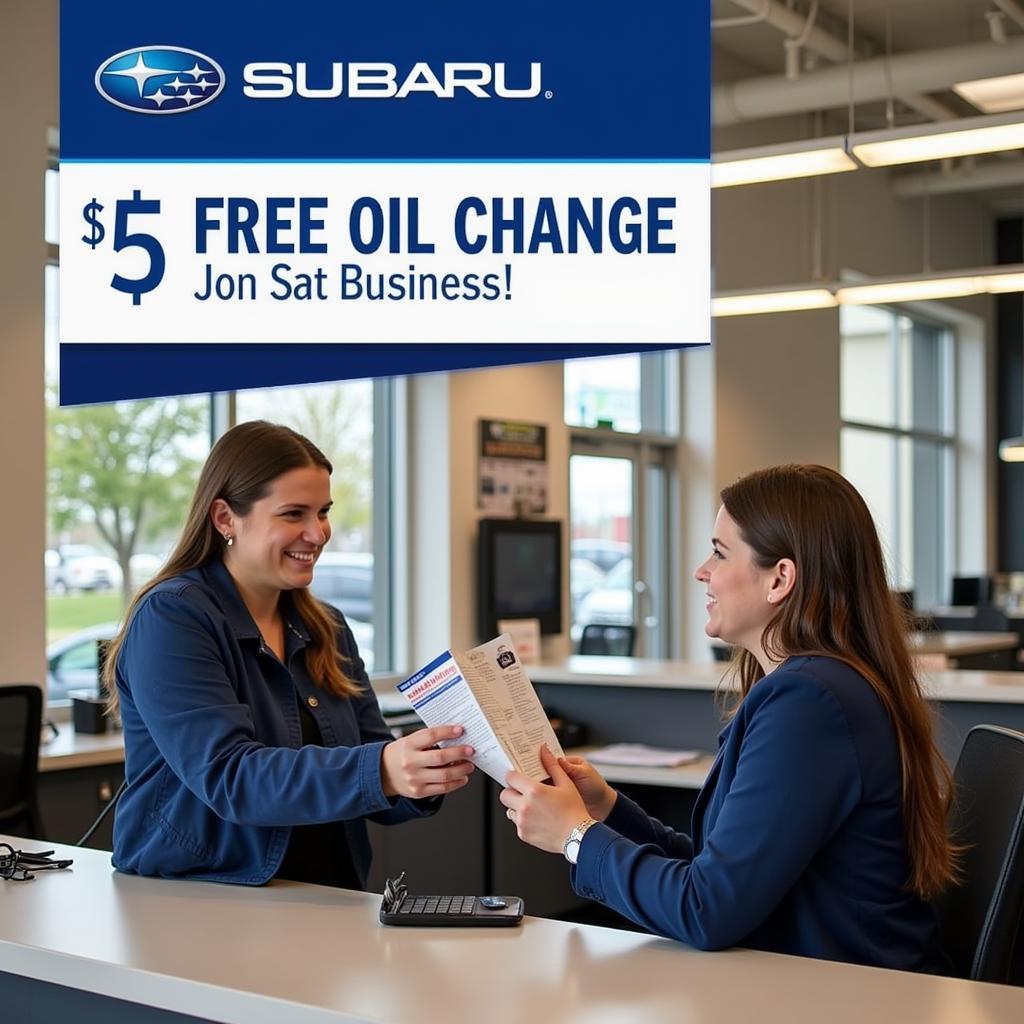 Subaru Free Oil Change Dealership