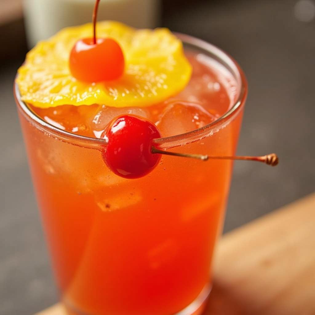 Sugar-Free Amaretto Syrup Cocktail