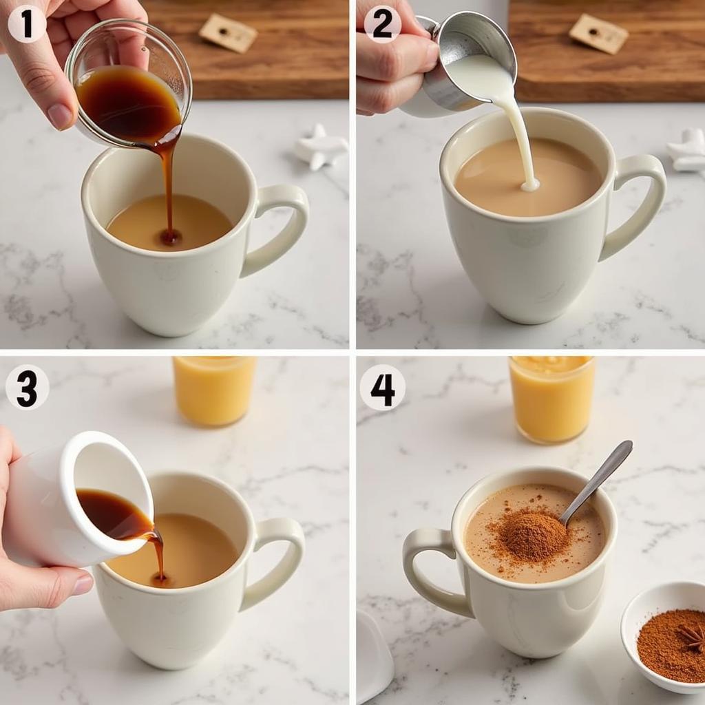 Preparing a Sugar-Free Chai Latte