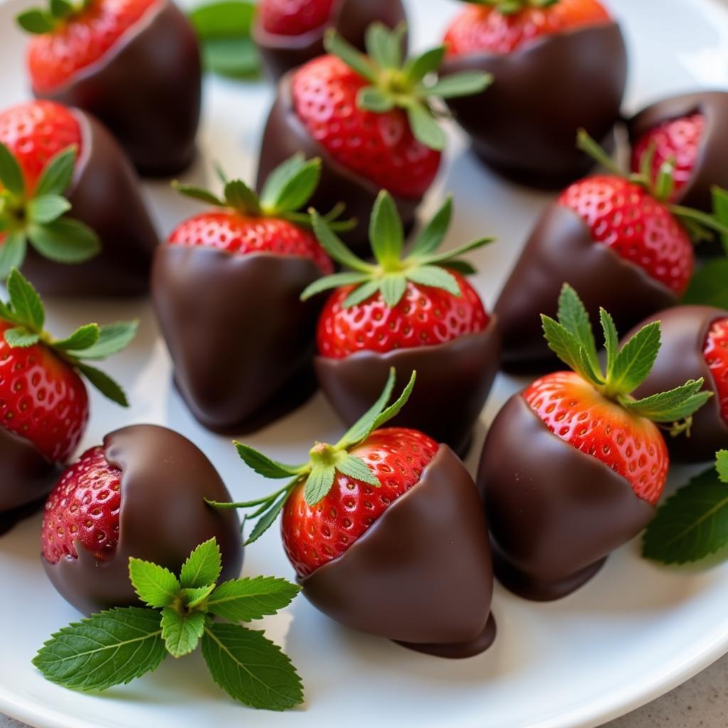 Sugar Free Chocolate Covered Strawberries