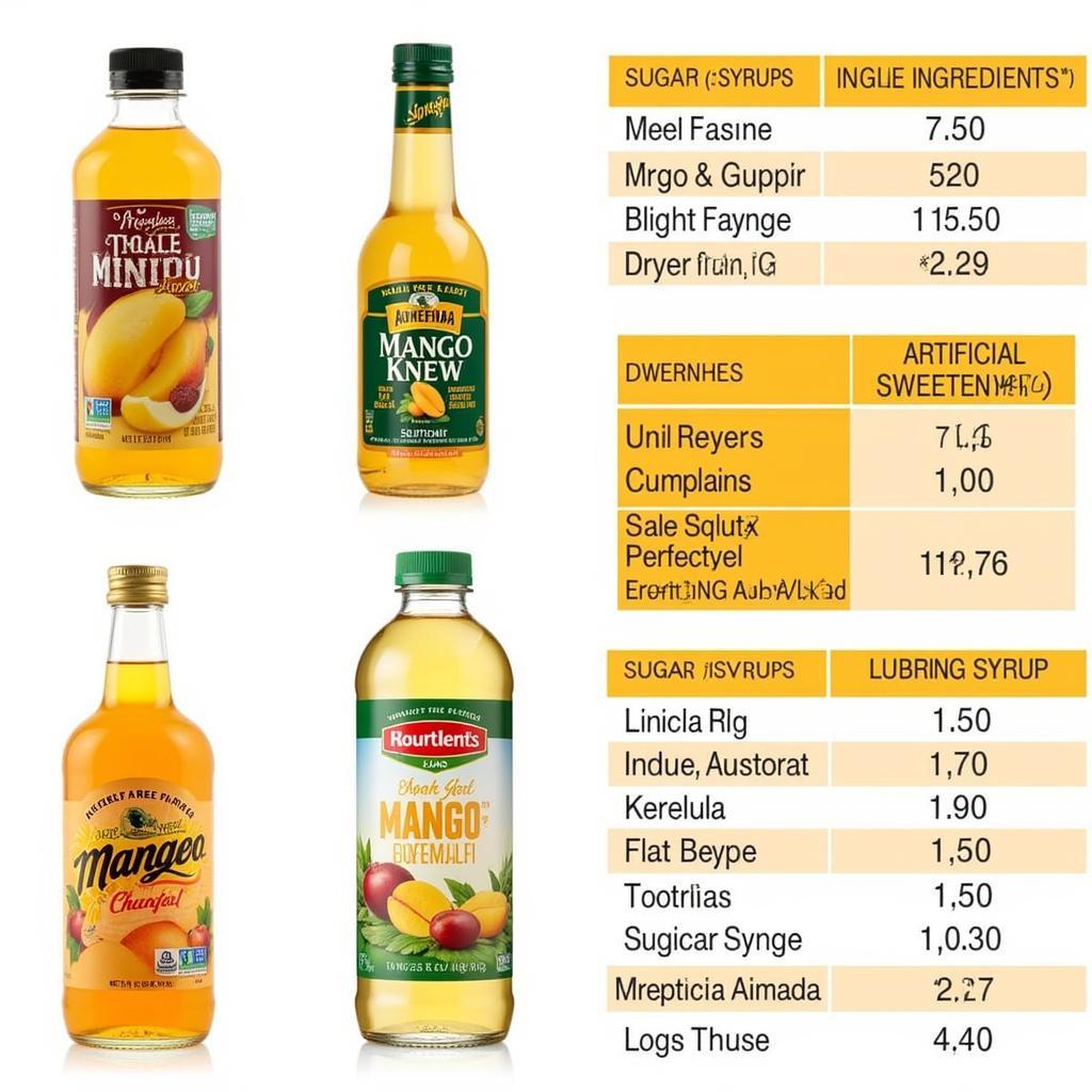 Exploring Sugar-Free Mango Syrup Options