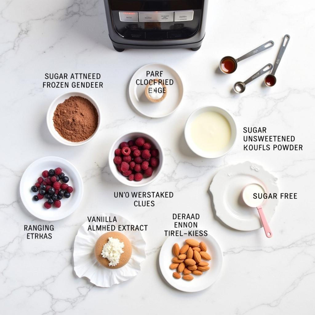 Sugar-Free Ninja Creami Ingredients