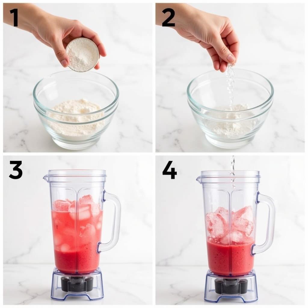 Preparing Sugar Free Slush Mix