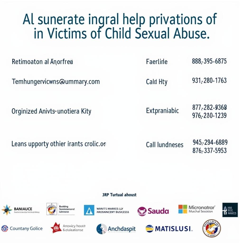 Support Resources for Child Abuse Victims