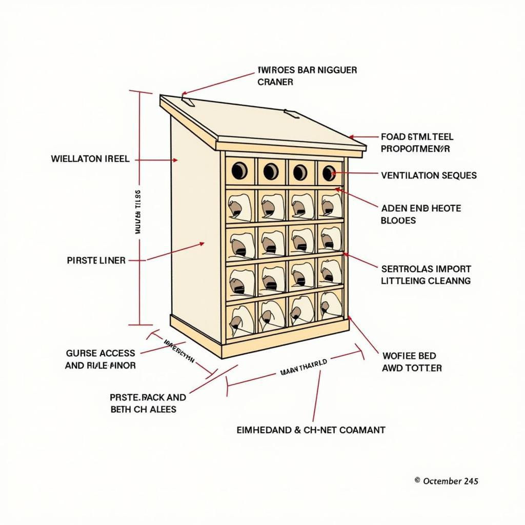 Example of a T 14 Purple Martin House Plan