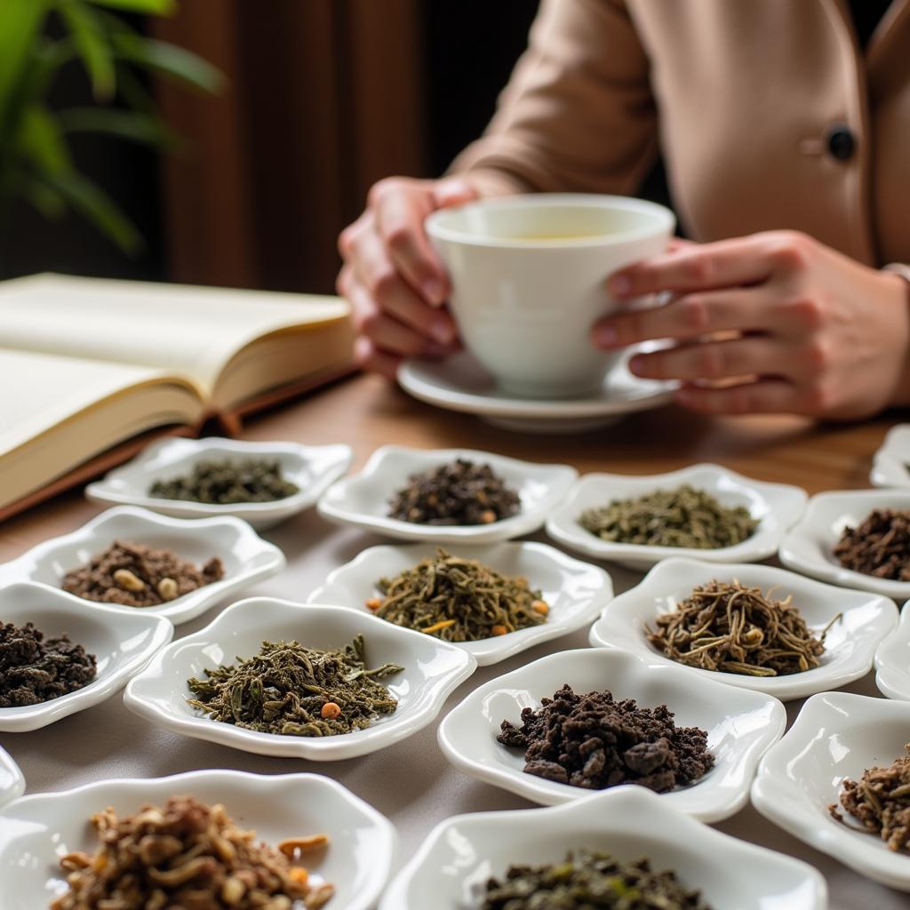 Tasting and Evaluating Free Tea Samples