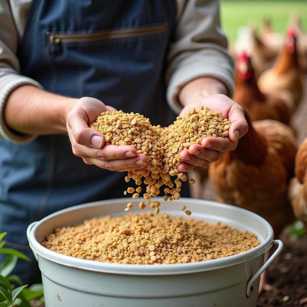 Transitioning Chickens to Soy-Free Feed