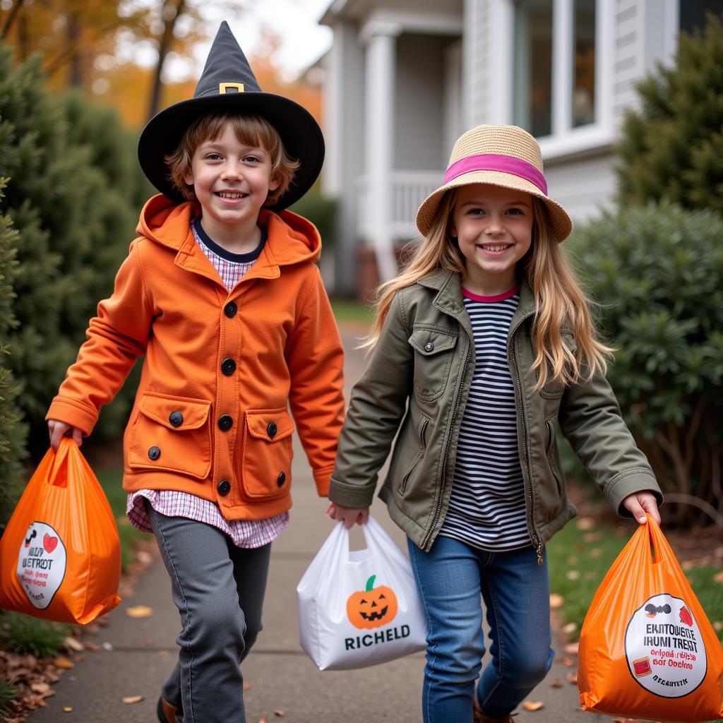 Trick-or-Treating with Peanut-Free Candy