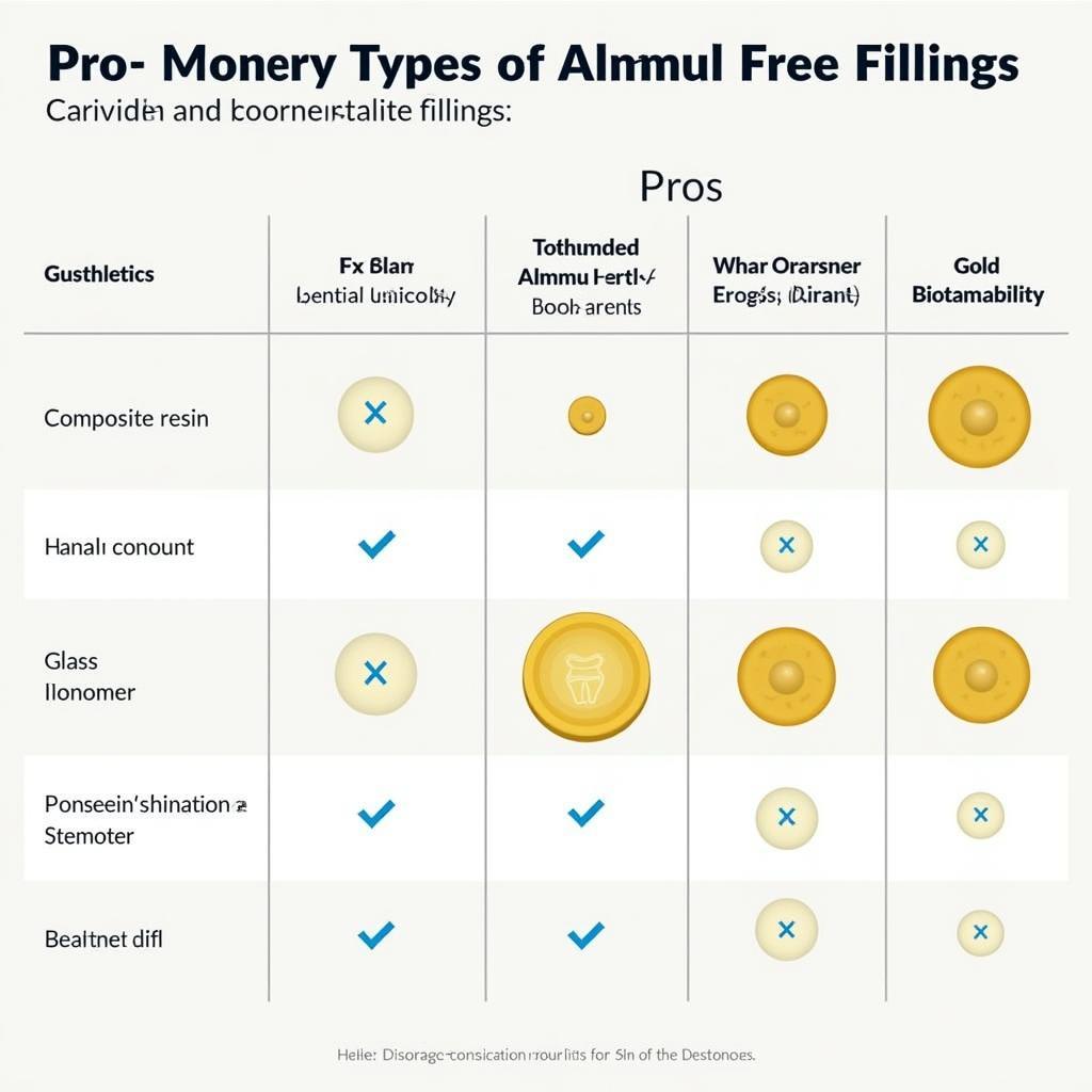 Types of Amalgam Free Fillings