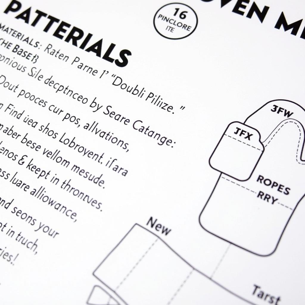 Deciphering Double Oven Mitt Pattern Instructions