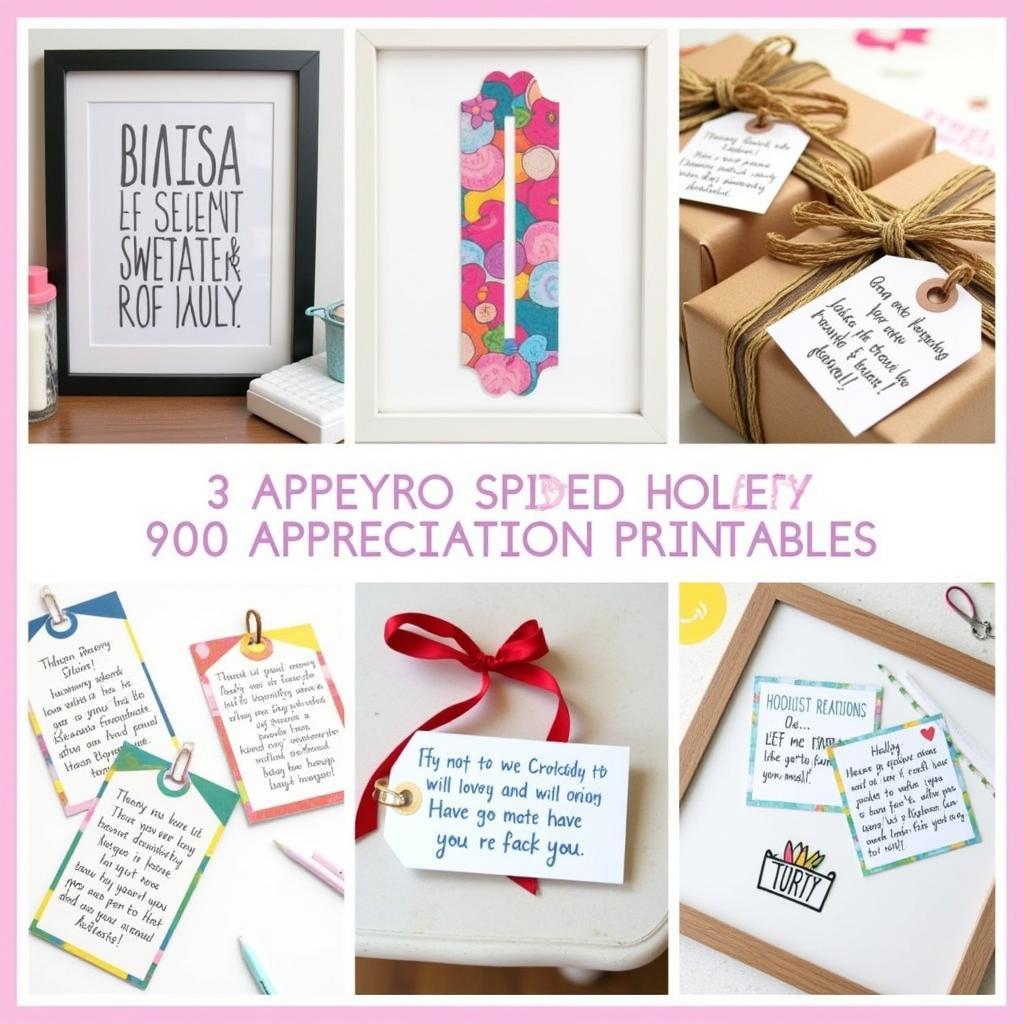 Creative Ways to Use Your Appreciation Printables