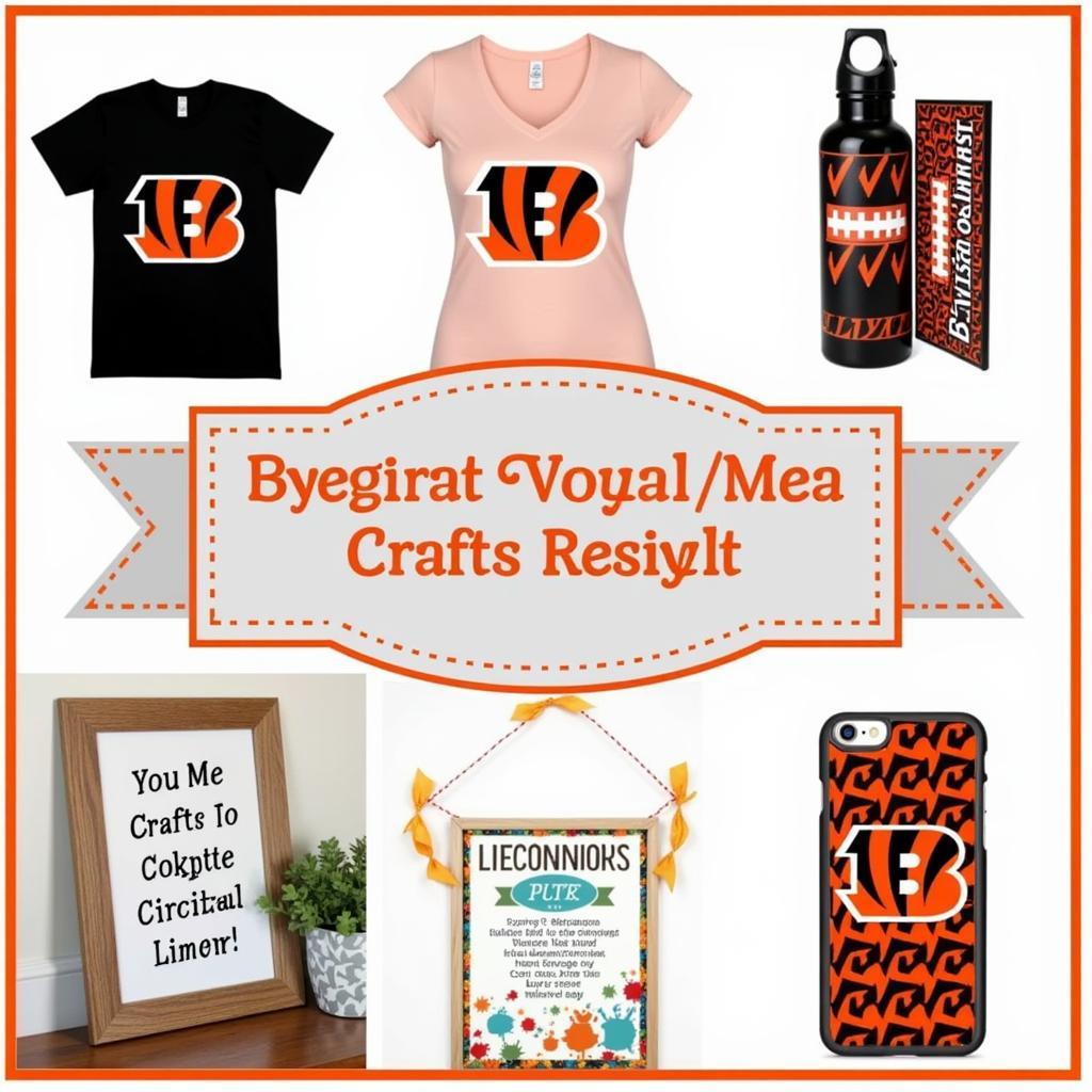 Using Cincinnati Bengals SVG Files for Crafts