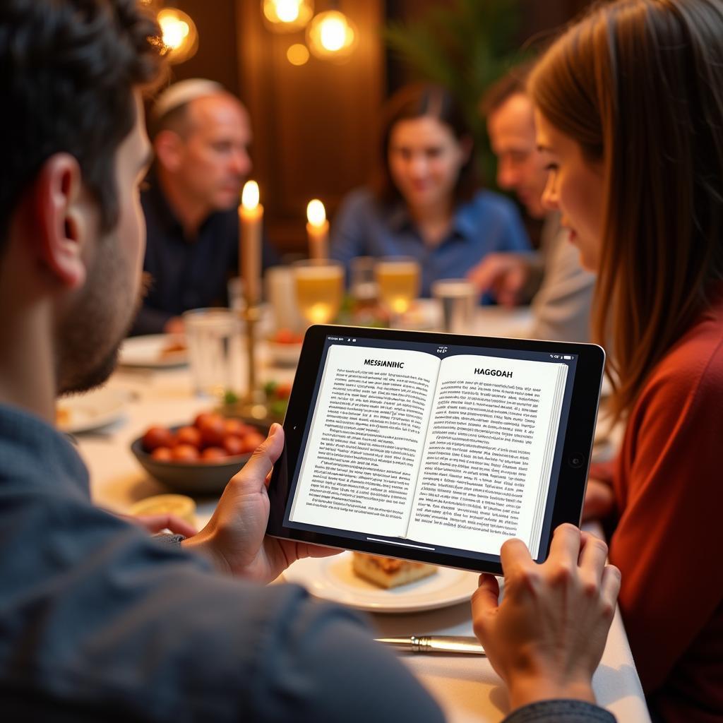 Using a Digital Haggadah at the Seder