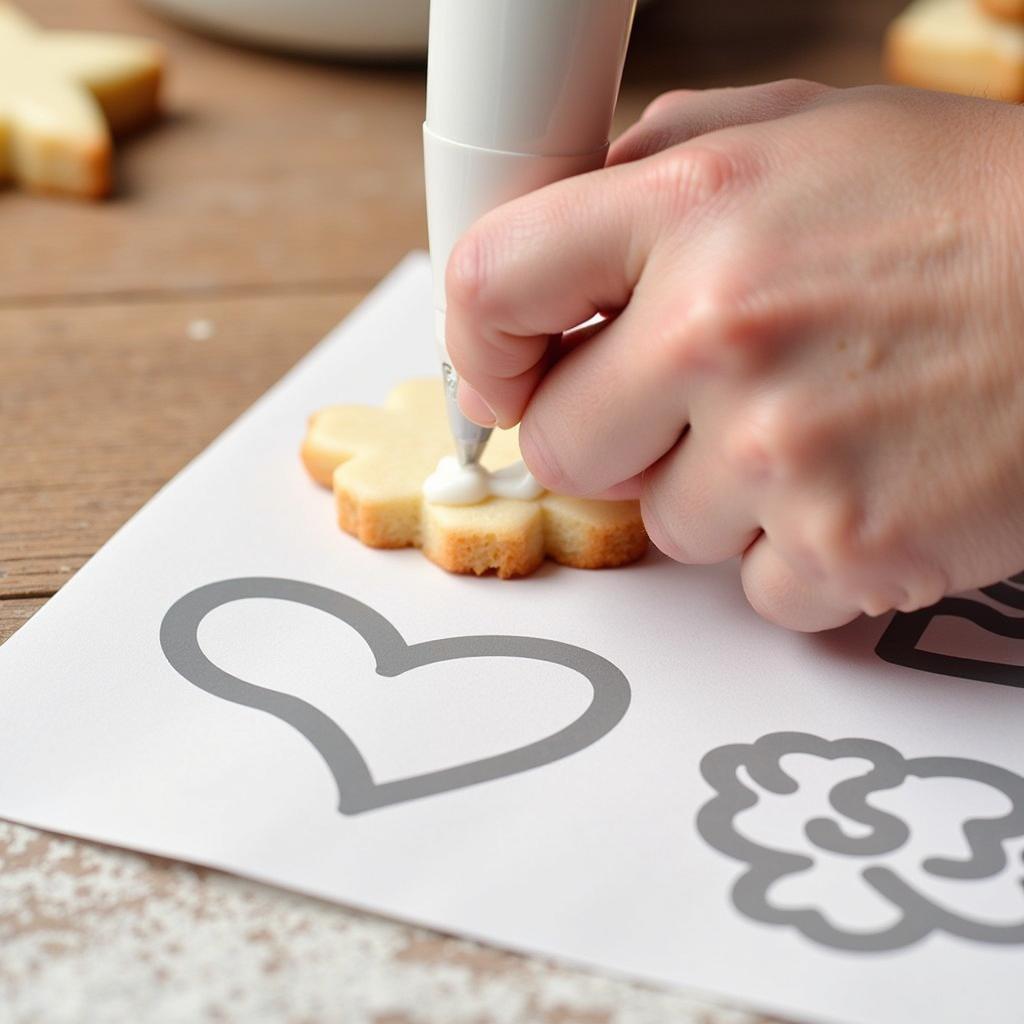 Using Free Printable Cookie Decorating Templates