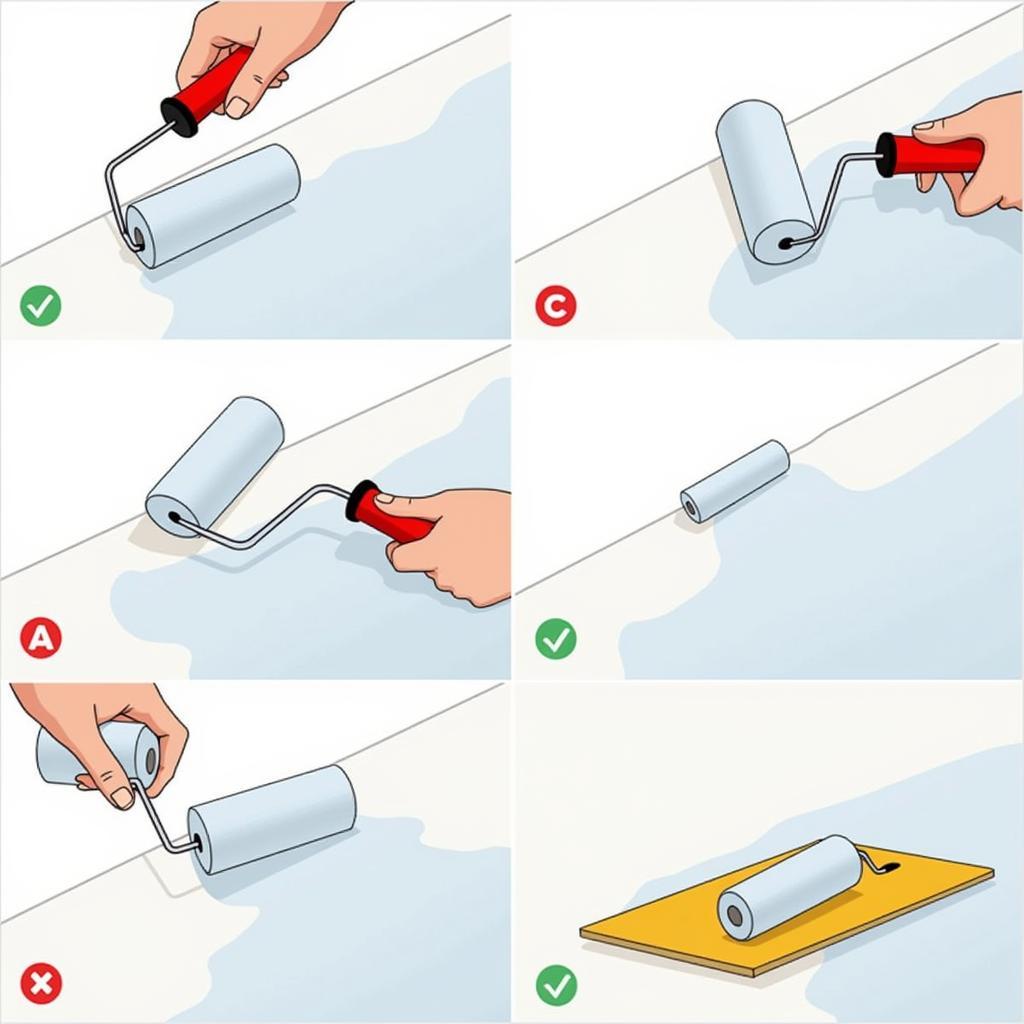 Proper Technique for Using a Lint-Free Paint Roller