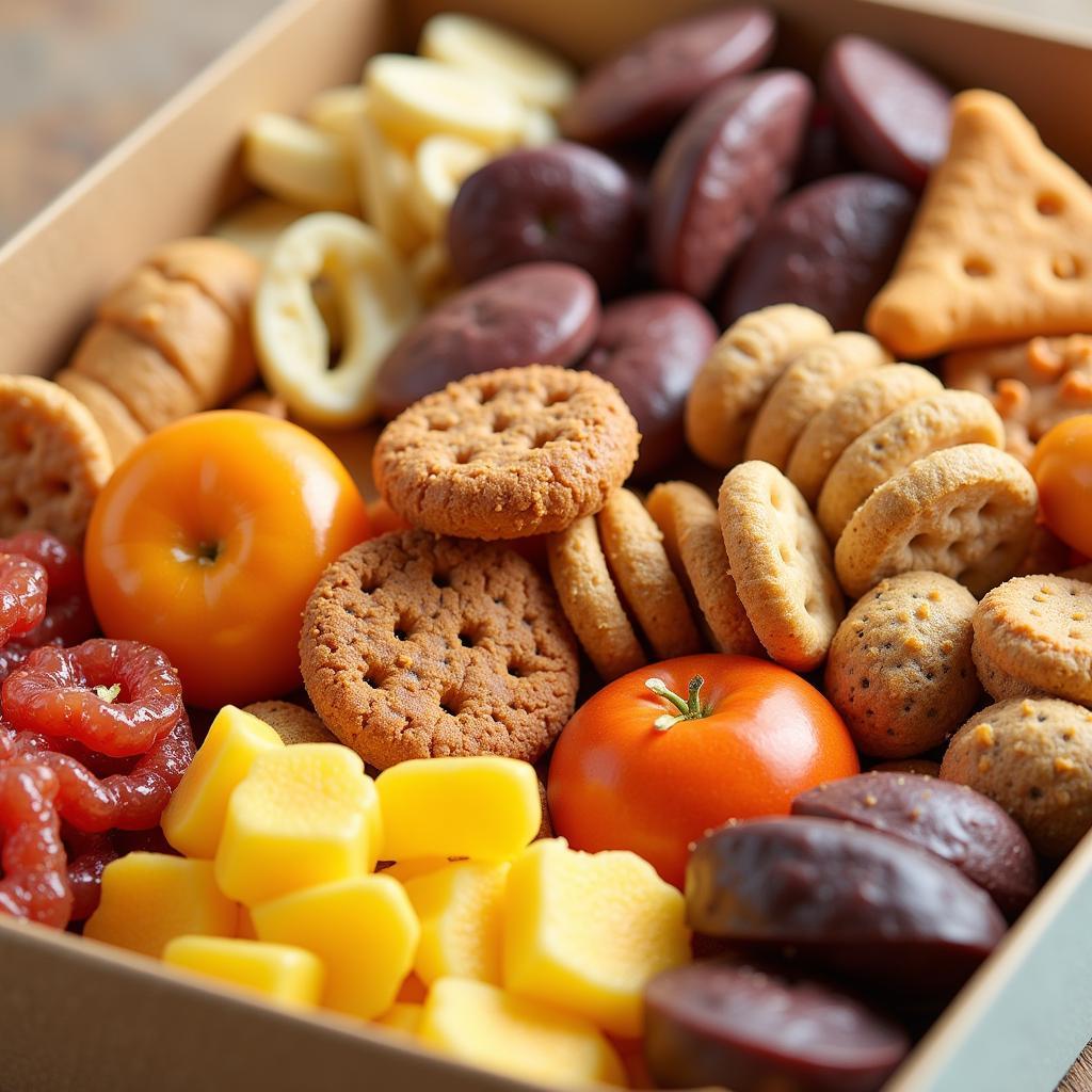 Variety of Snacks in a Free Box