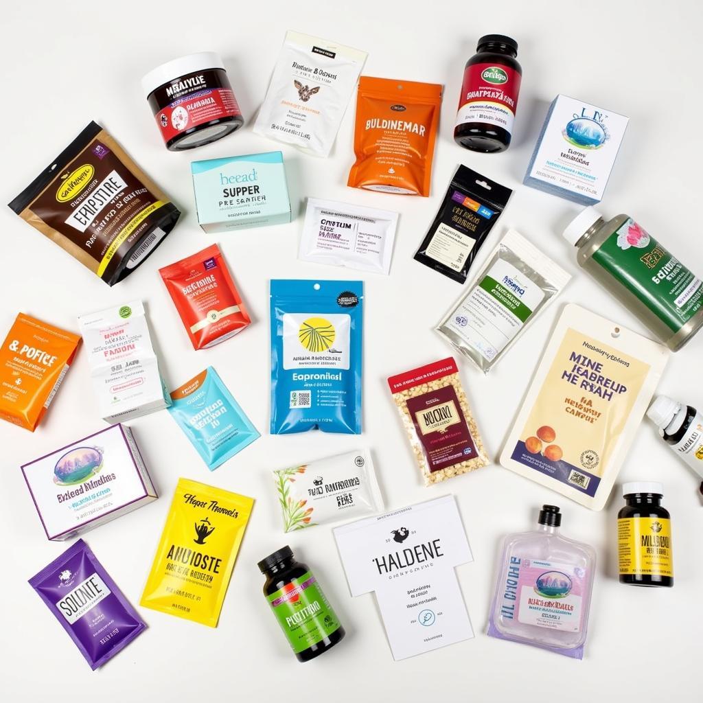 Various Free Health Supplement Samples