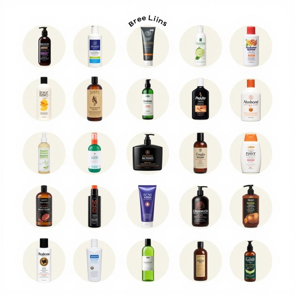 Various Nut-Free Shampoo Brands