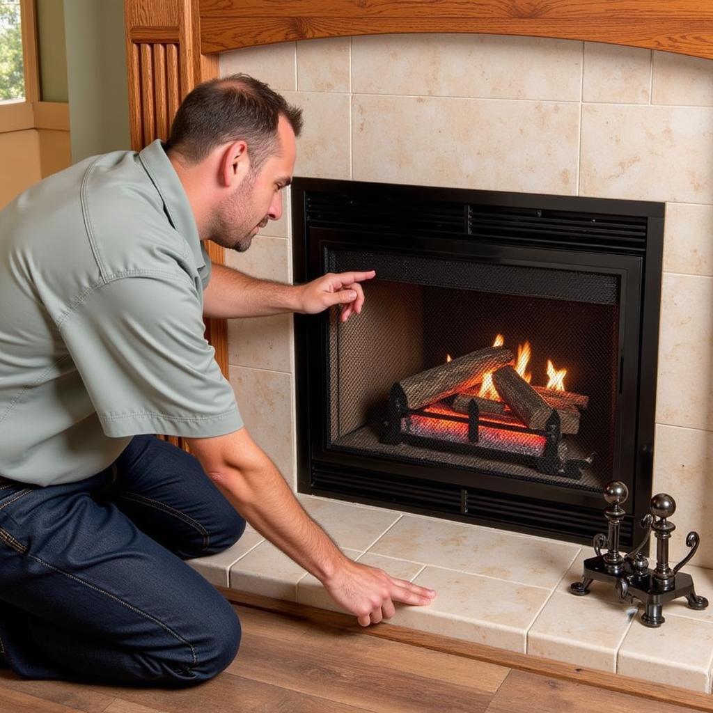 Vent Free Gas Logs Installation by a Professional