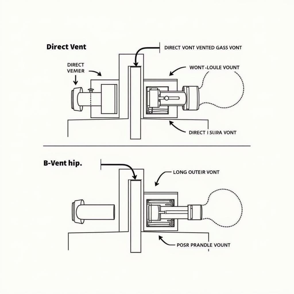 Vented Gas Fireplace Installation Diagram