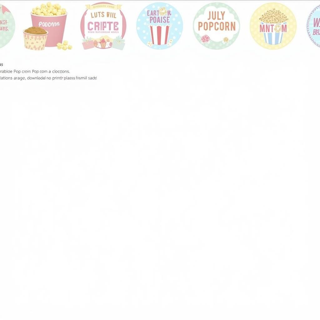 Website with Free Printable Popcorn Appreciation Tags