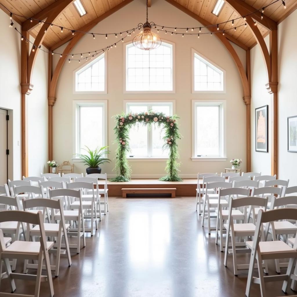 Wedding Ceremony at Community Center