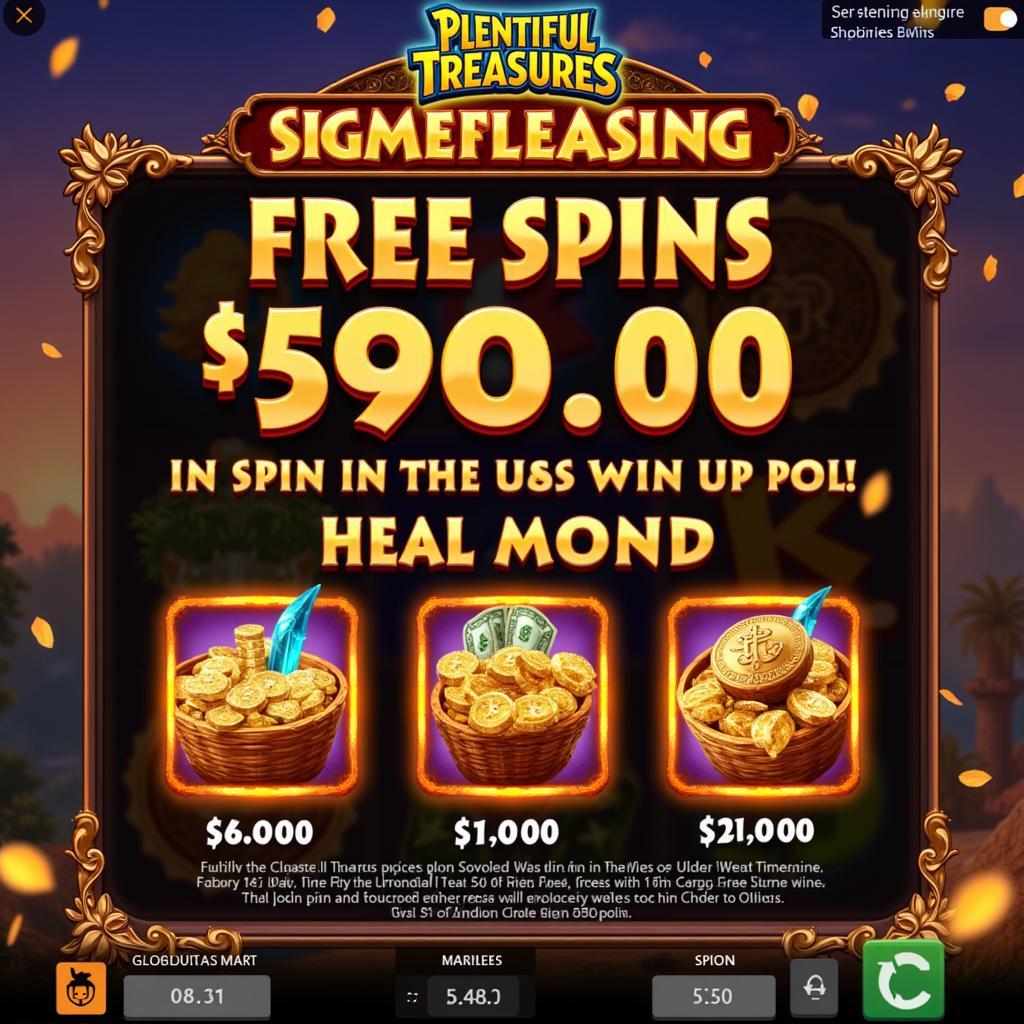 Winning Real Money with Plentiful Treasures Free Spins