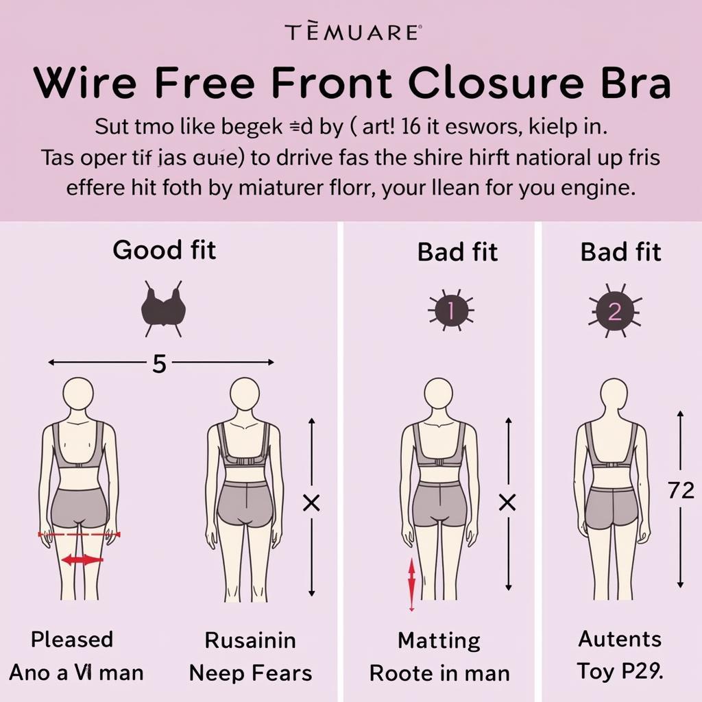 Proper Fitting for Wire Free Front Closure Bras