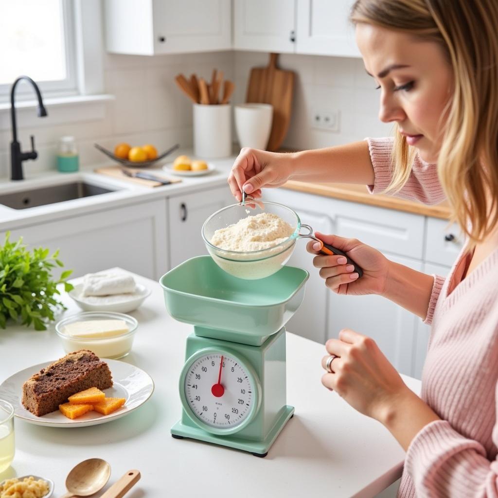 Preparing a Gluten-Free Cake Using a Baking Kit