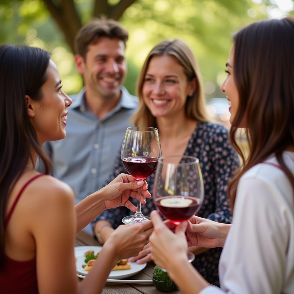 Enjoying Sugar-Free Wine in a Social Setting