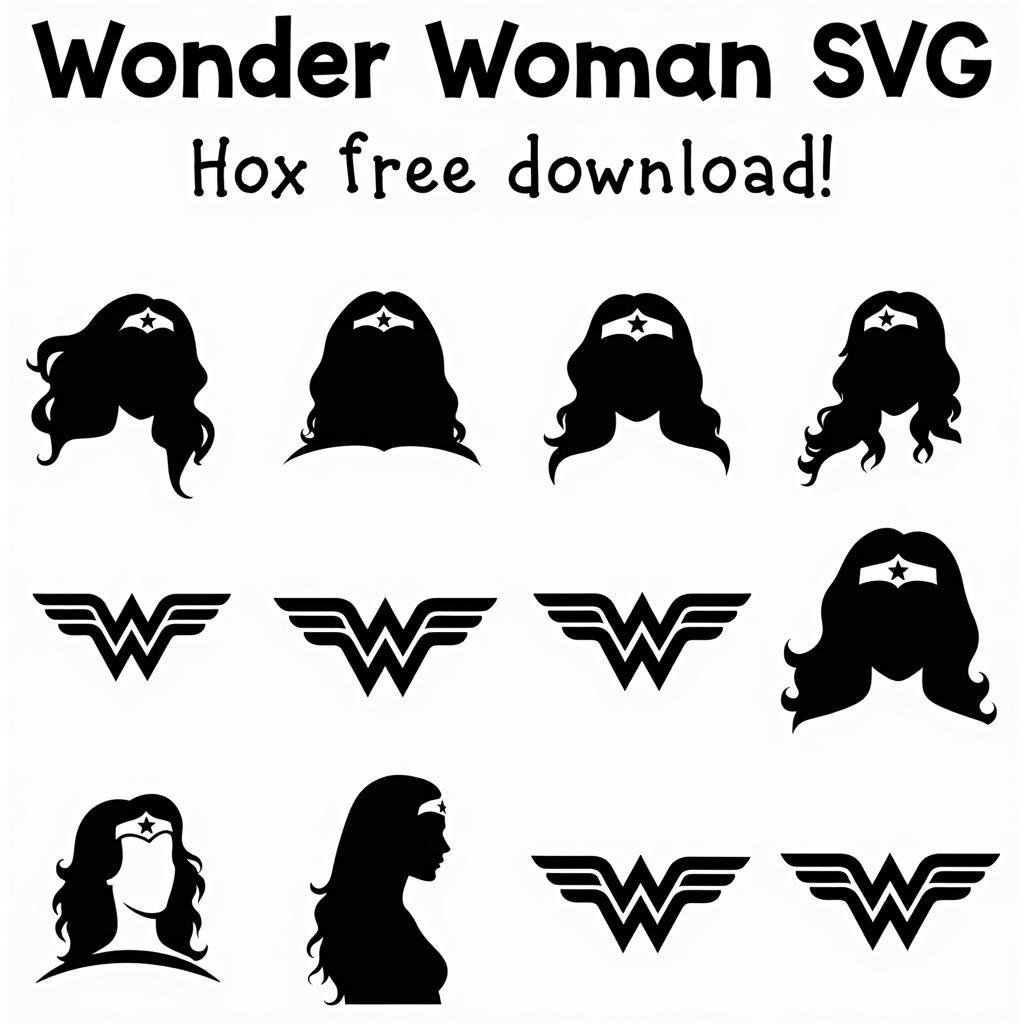 Free Wonder Woman SVG Designs for Your Creative Projects