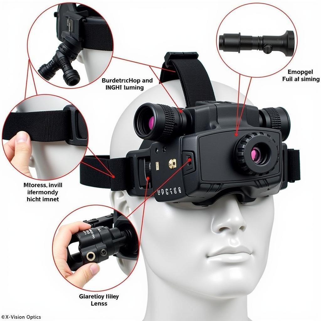 X-Vision Optics Hands-Free Deluxe Digital Night Vision Binoculars Features