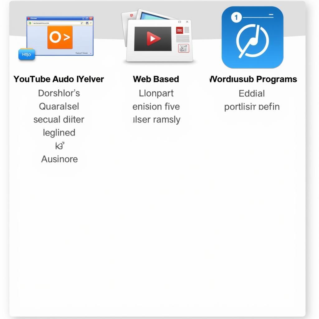 Types of Free YouTube Audio Downloaders