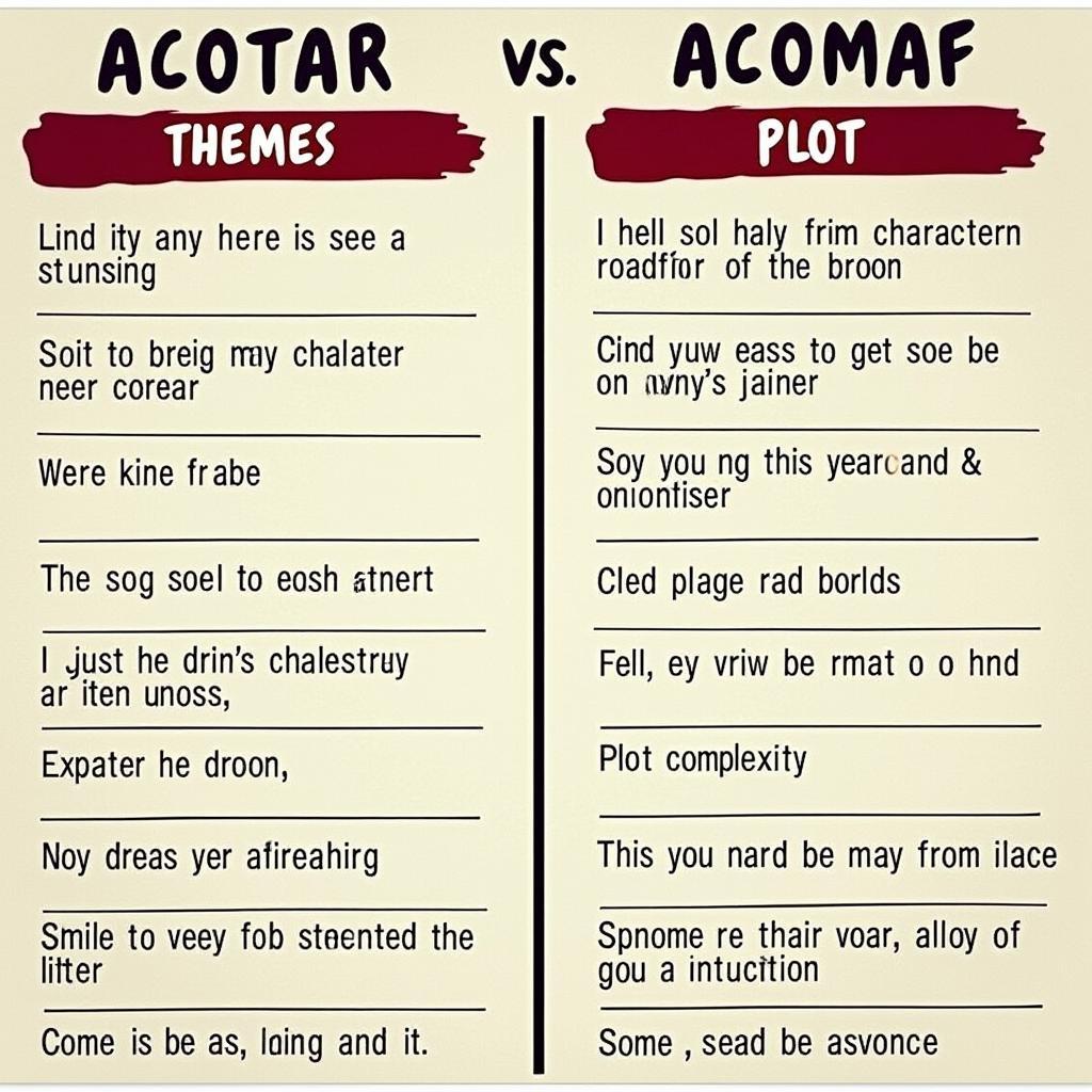 Comparing ACOTAR and ACOMAF: Key Differences