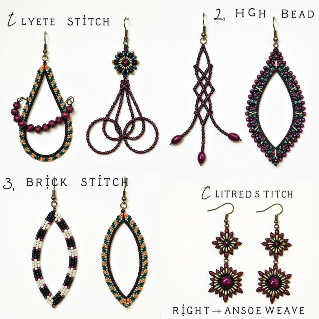 Advanced Free Beading Patterns for Intricate Earrings