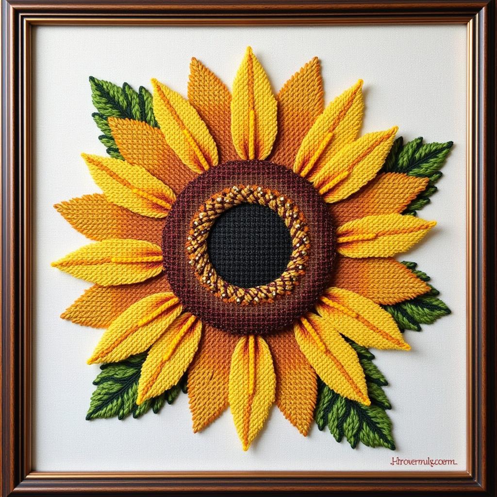 Advanced Sunflower Cross Stitch Patterns with Personalization