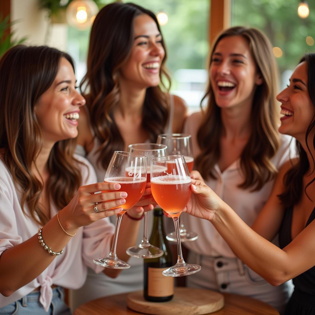 Celebrating with Alcohol-Free Rosé