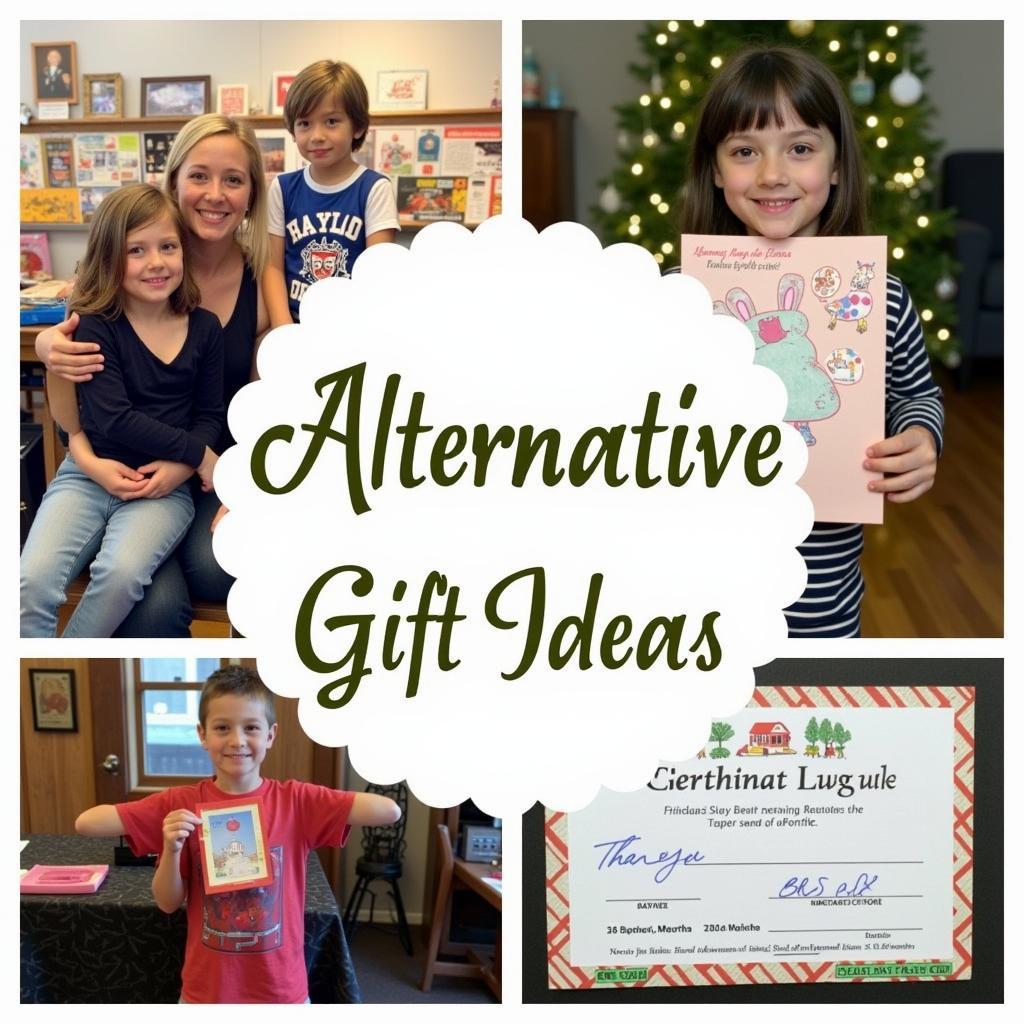 Experiences and Homemade Gifts