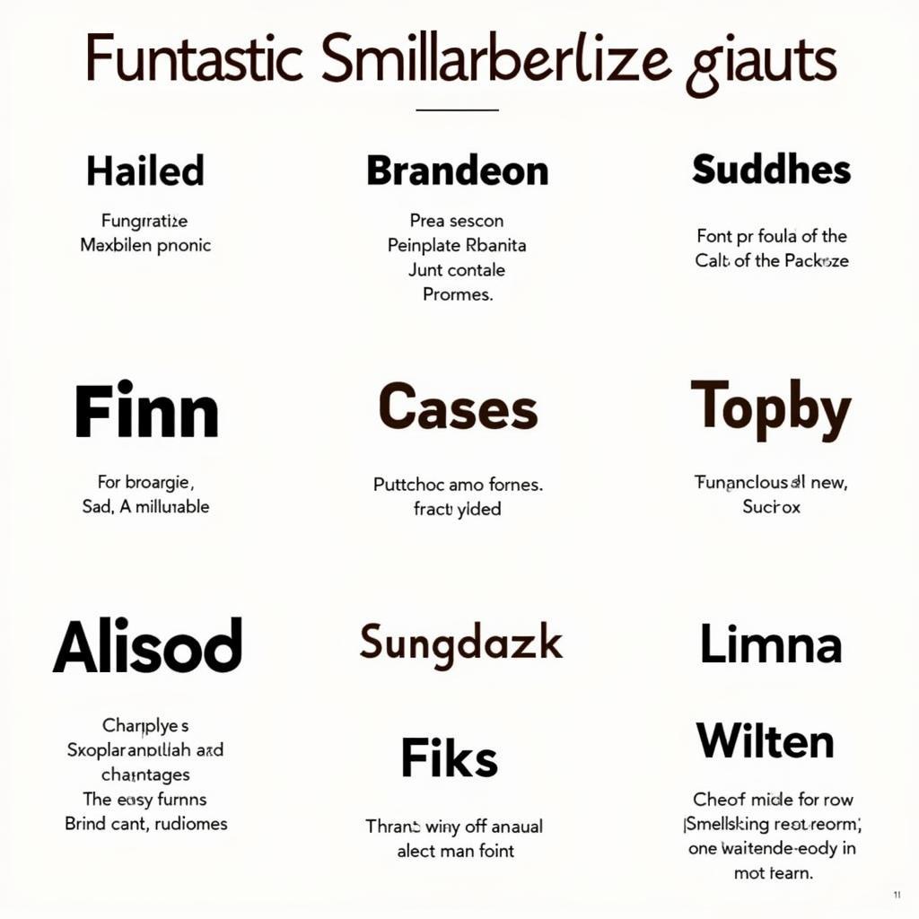 Alternative Playful Fonts