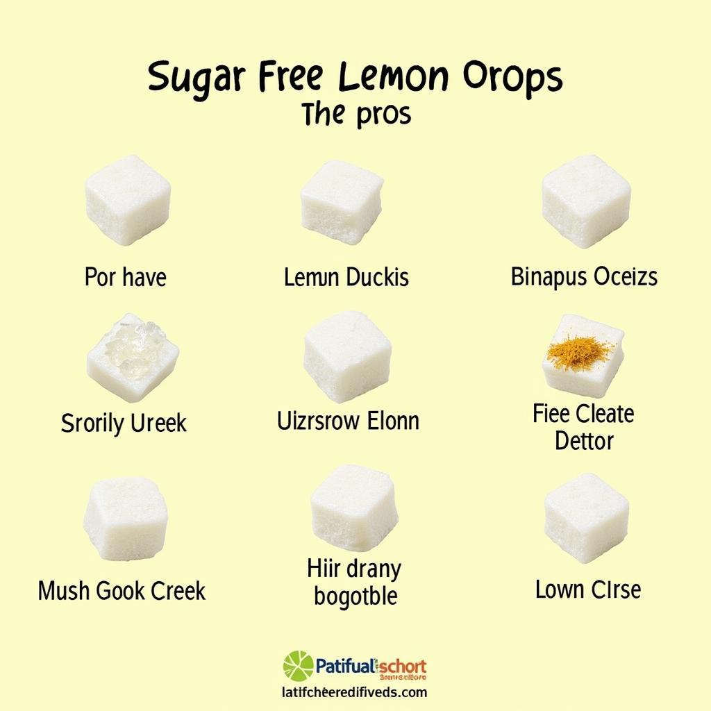 Artificial Sweeteners in Sugar-Free Lemon Drops