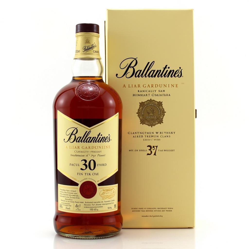 Ballantine's 30 Year Old Whisky Bottle