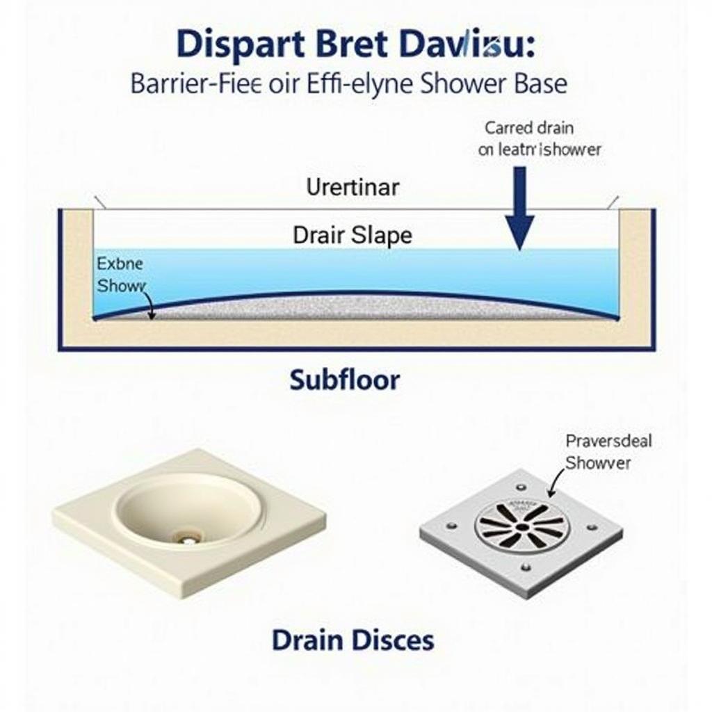 Proper Drainage for a Barrier Free Shower Base