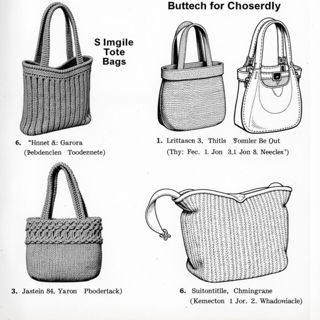 Beginner-Friendly Knitted Tote Bag Patterns