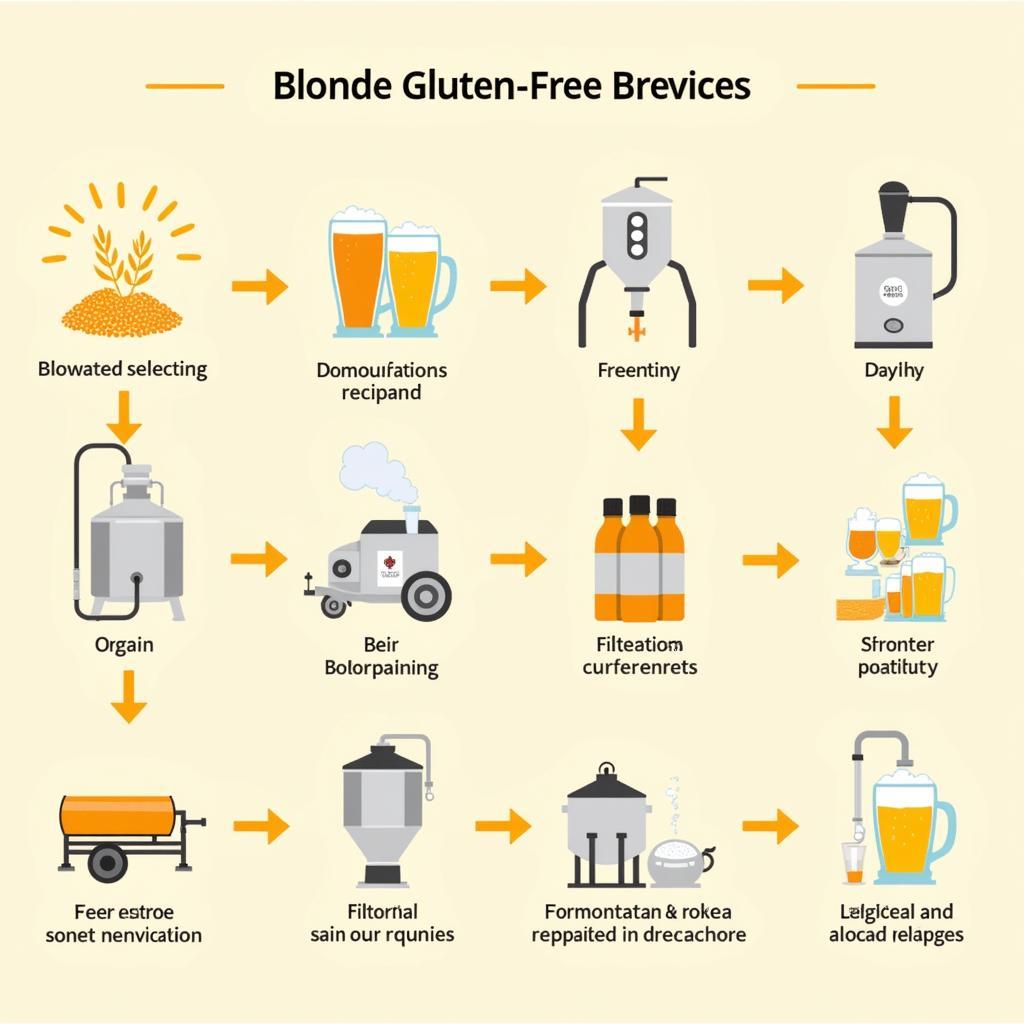 Blonde Gluten-Free Beer Brewing Process