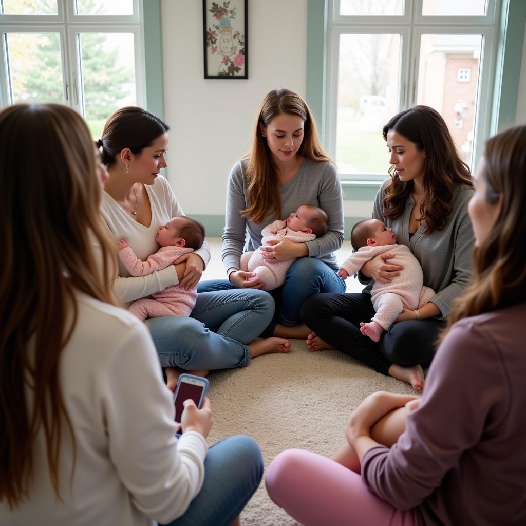 Breastfeeding Support Group Meeting