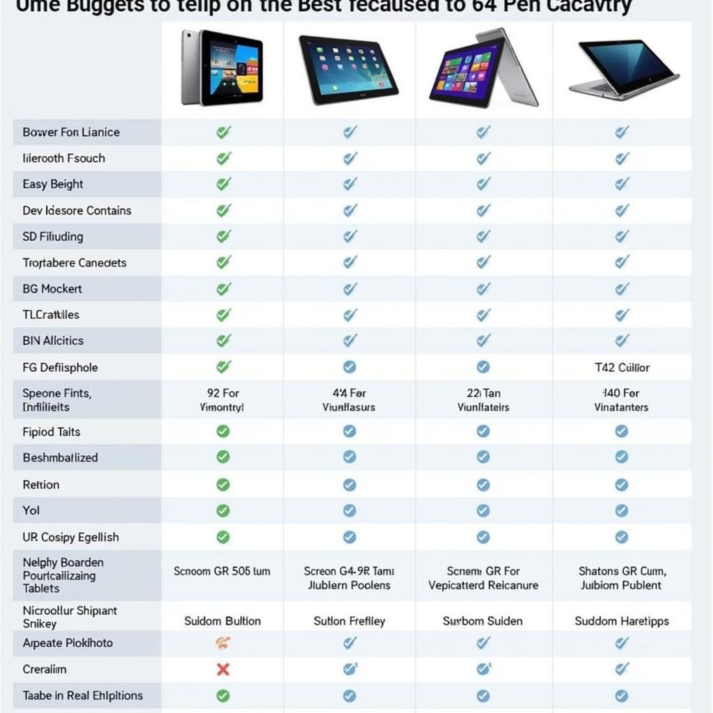 Budget-Friendly Tablet Comparison