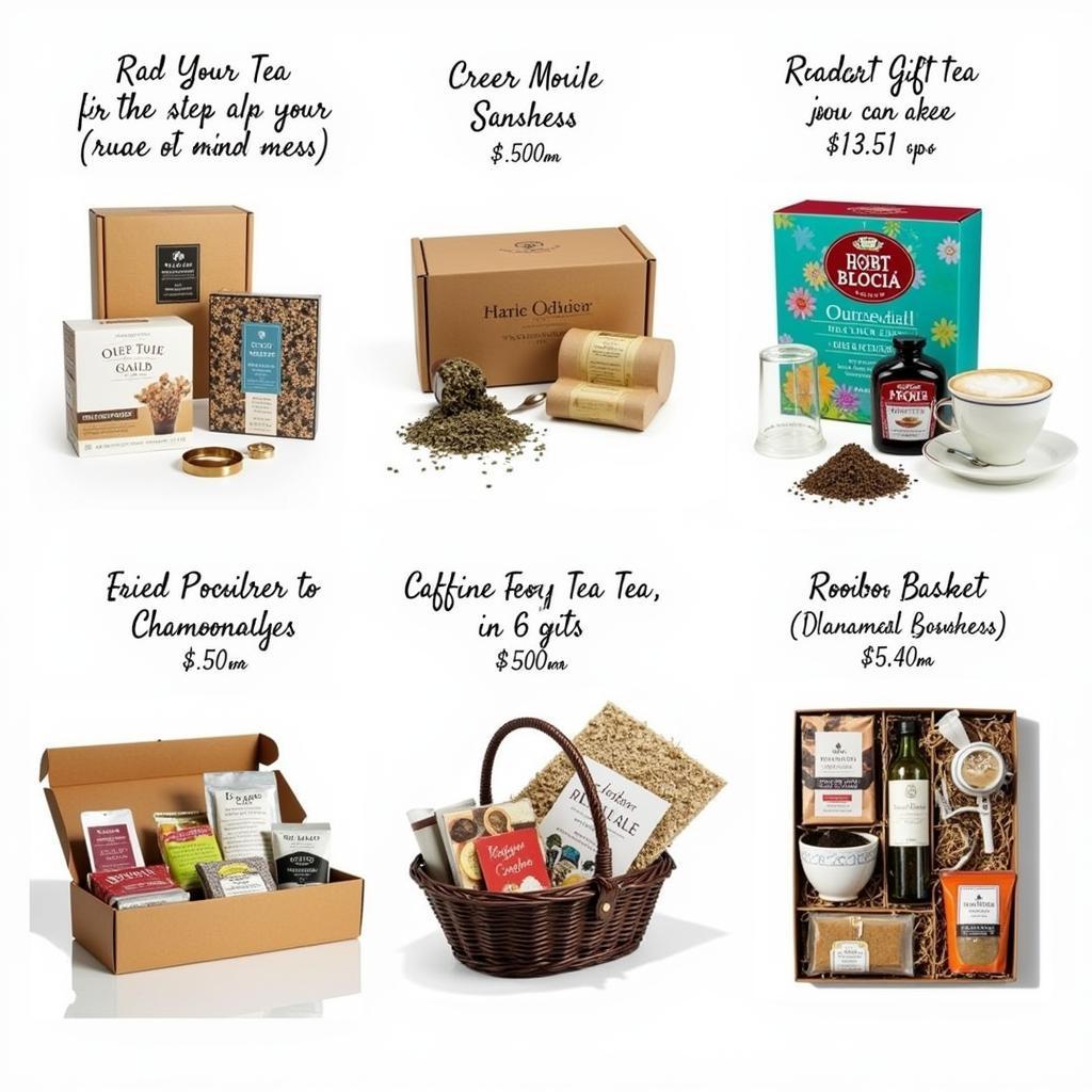 A Variety of Caffeine Free Tea Gift Sets