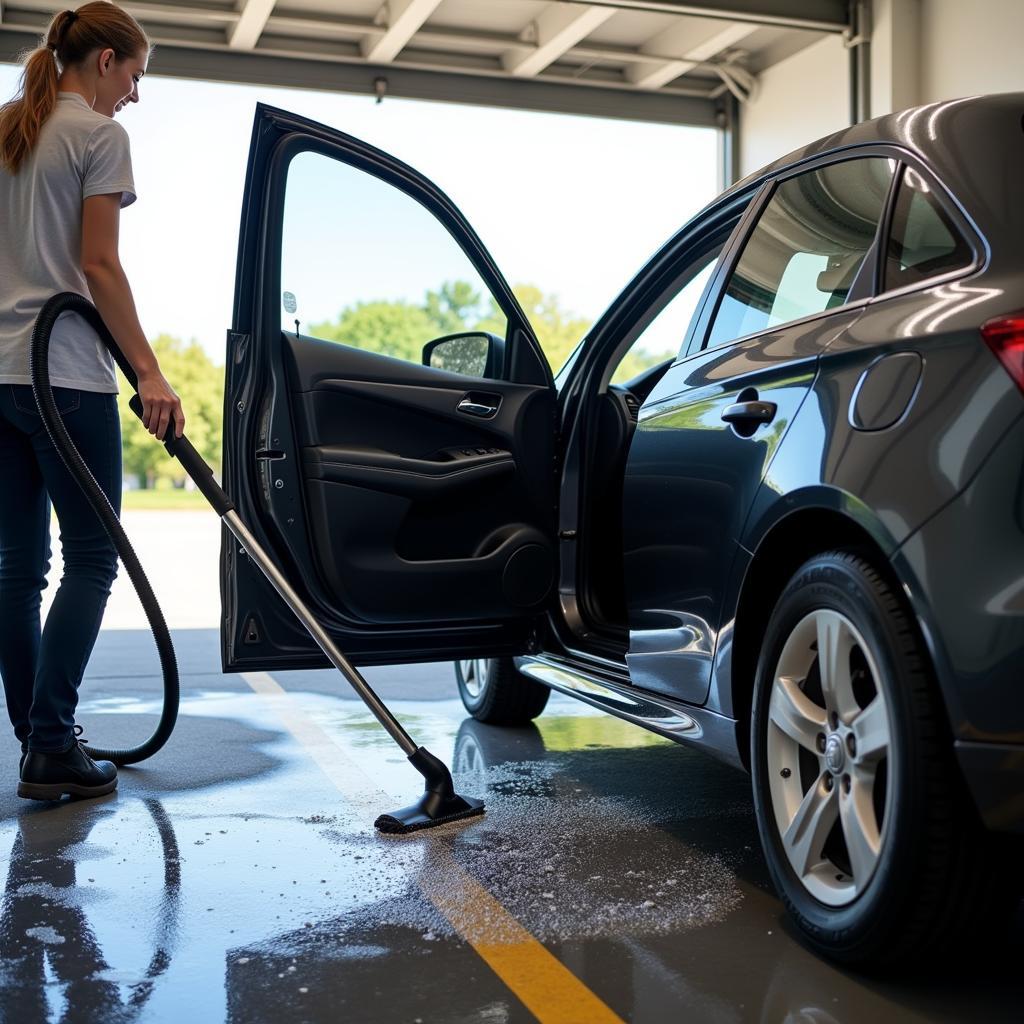 Car Wash with Free Vacuuming Service