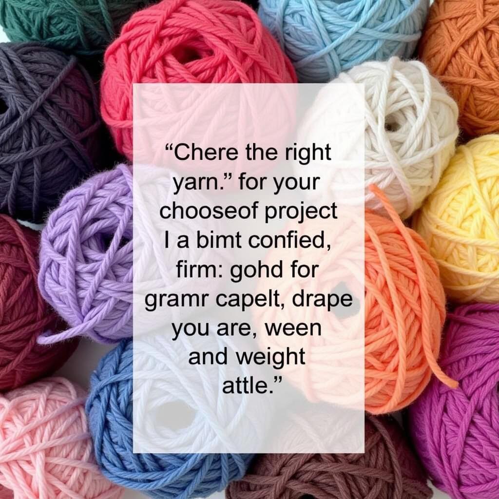 Selecting the Right Yarn for a Crochet Capelet